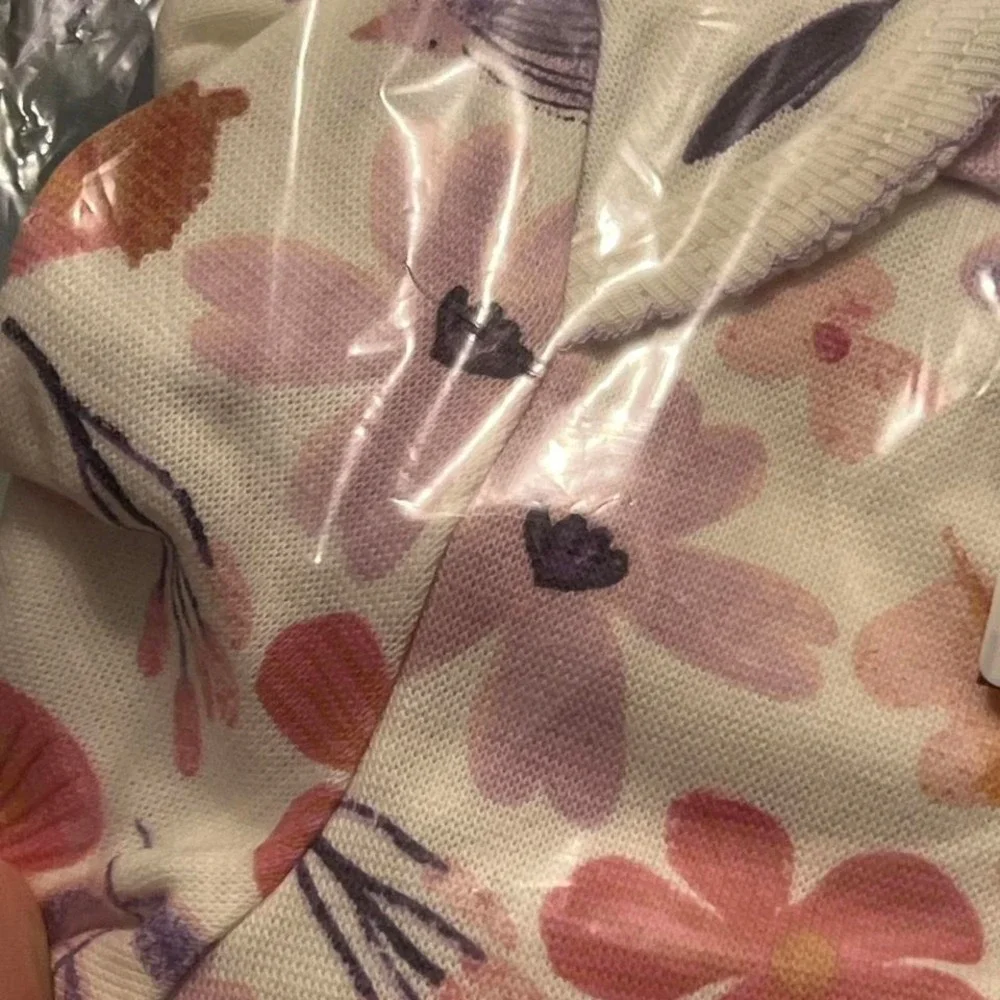 Huggies Babywear‎ 4 Piece Layette Set Pink Floral Organic Cotton 6M